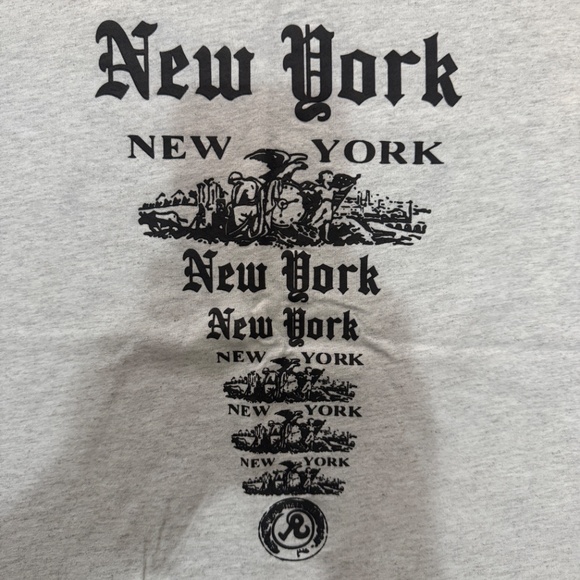 Richardson New York Graphic Tee Heather Grey Regular - Picture 3 of 7